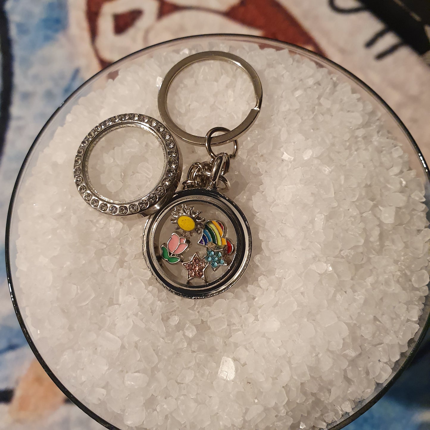 Charm Keychain Locket